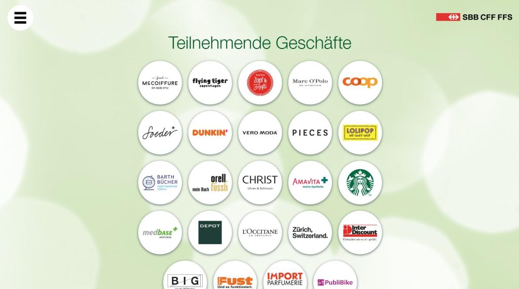 teilnehmende geschäfte